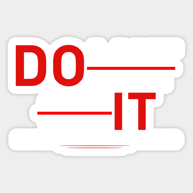 Don't quit Motivation Sticker by TEEPHILIC